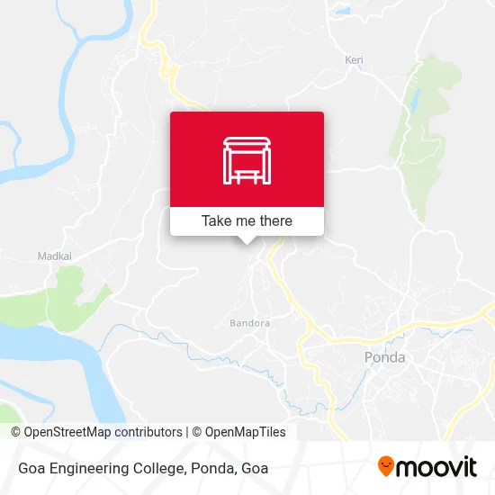 Goa Engineering College, Ponda map