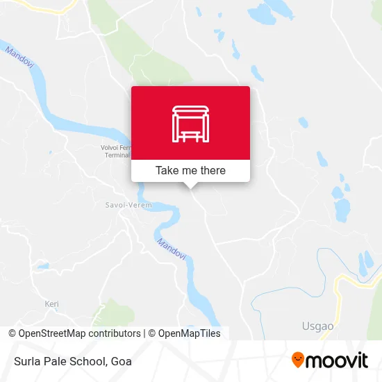 Surla Pale School map