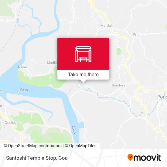 Santoshi Temple Stop map