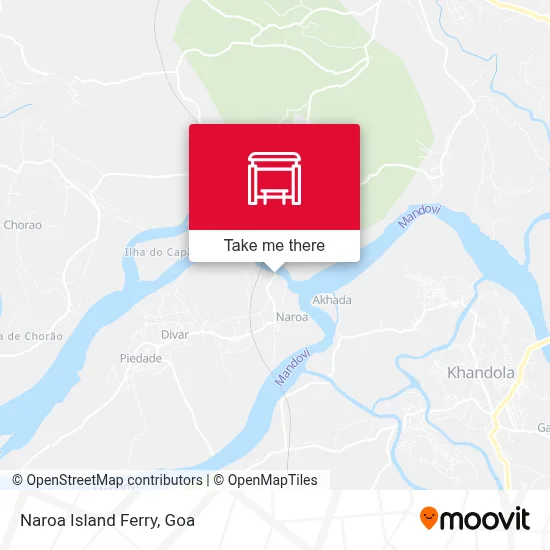 Naroa Island Ferry map