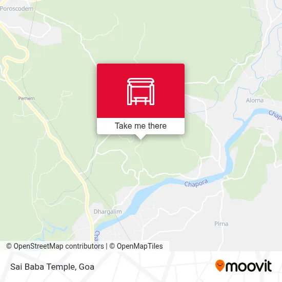 Sai Baba Temple map