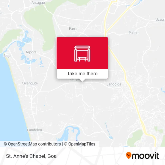 St. Anne's Chapel map