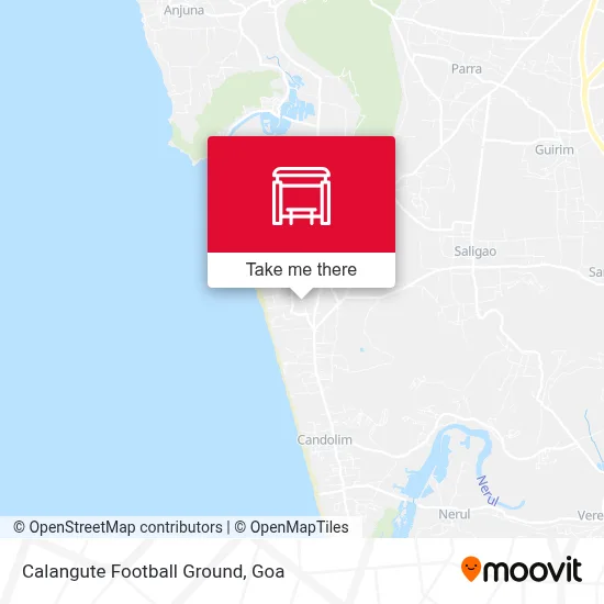 Calangute Football Ground map