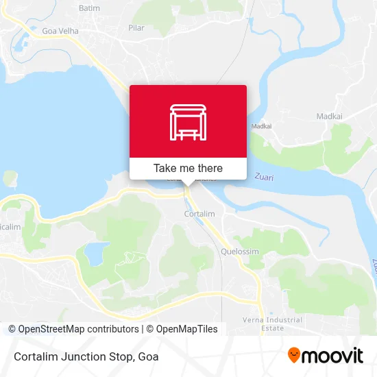 Cortalim Junction Stop map