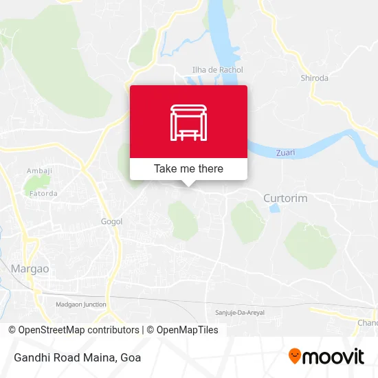 Gandhi Road Maina map