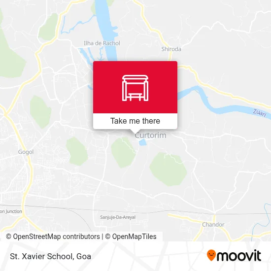 St. Xavier School map