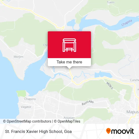 S.F.X. High School map