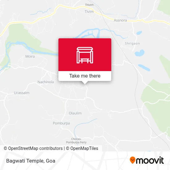 Bagwati Temple map