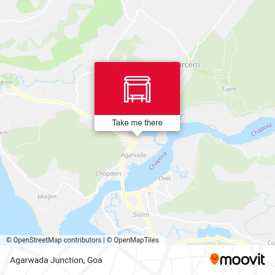 Agarwada Jn. map
