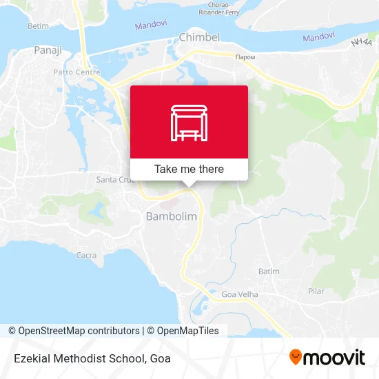 Ezekial Methodist School map