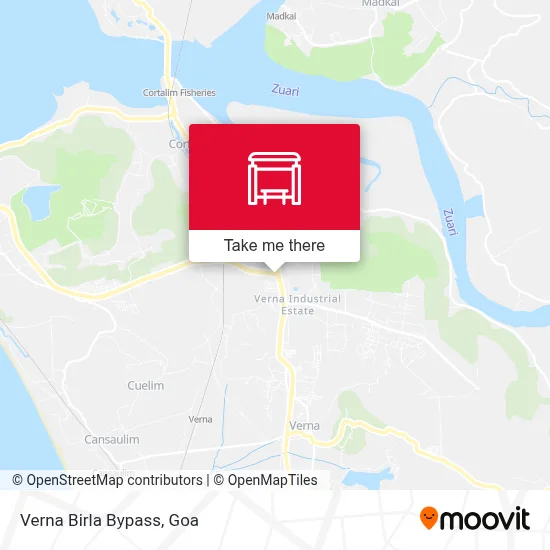 Verna Birla Bypass map