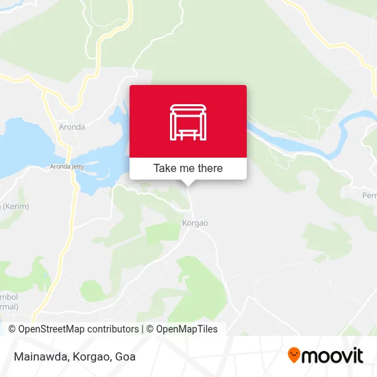 Mainawda, Korgao map