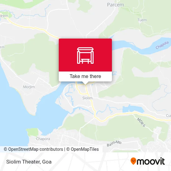 Siolim Theater map