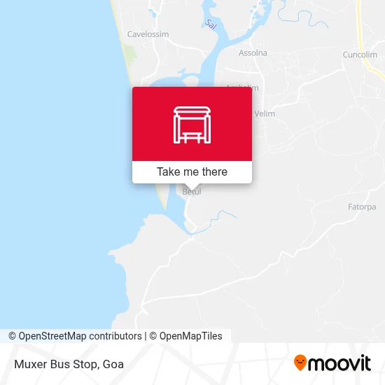 Muxer Bus Stop map