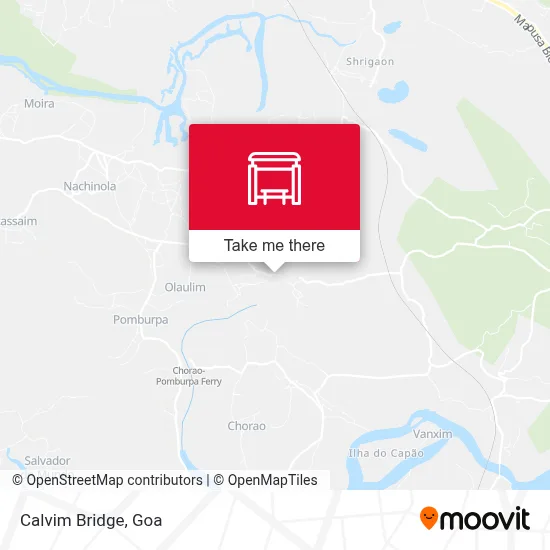 Calvim Bridge map