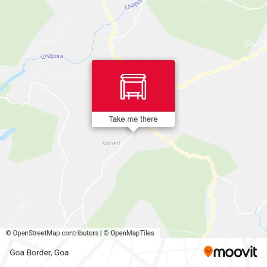 Goa Border map