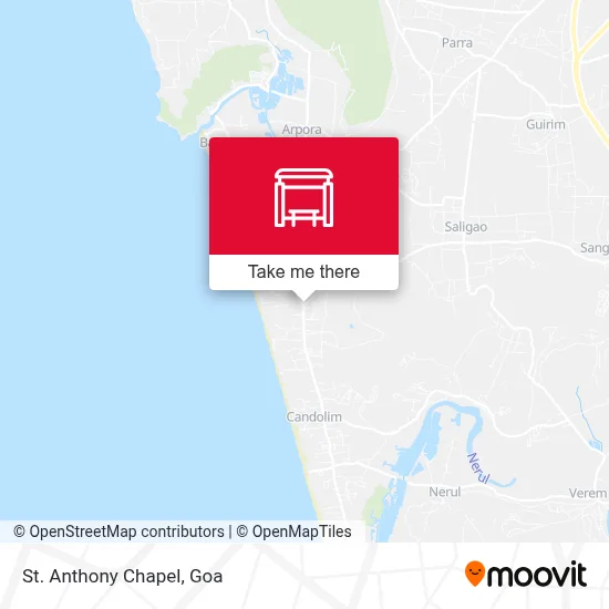 St Anthony Chapel map