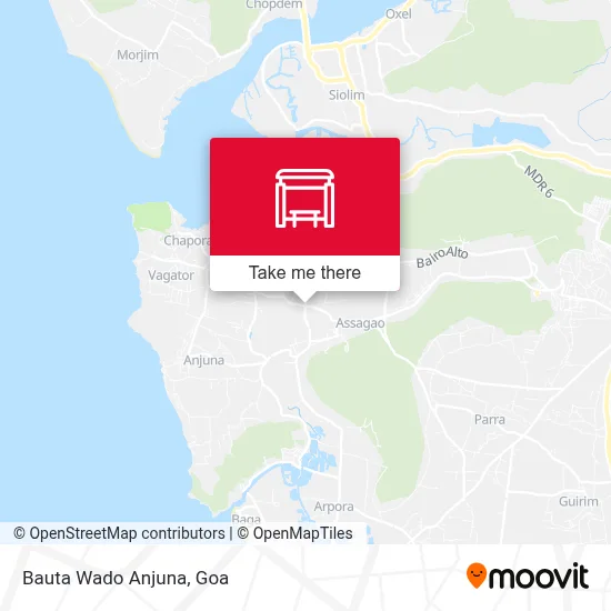 Bauta Wado Anjuna map