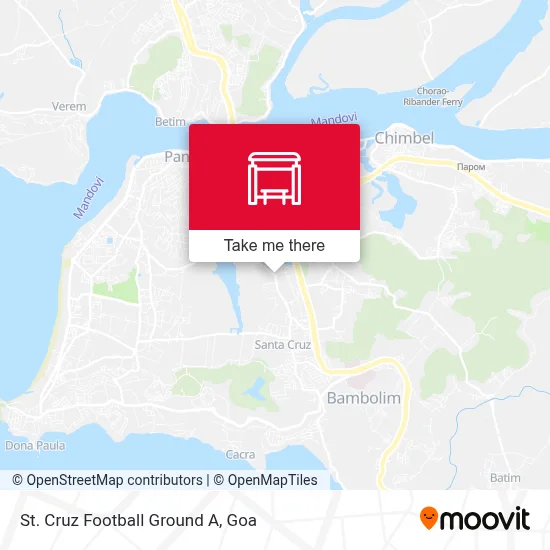 St. Cruz Football Ground A map