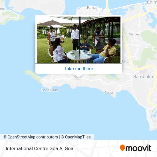 International Centre Goa A map