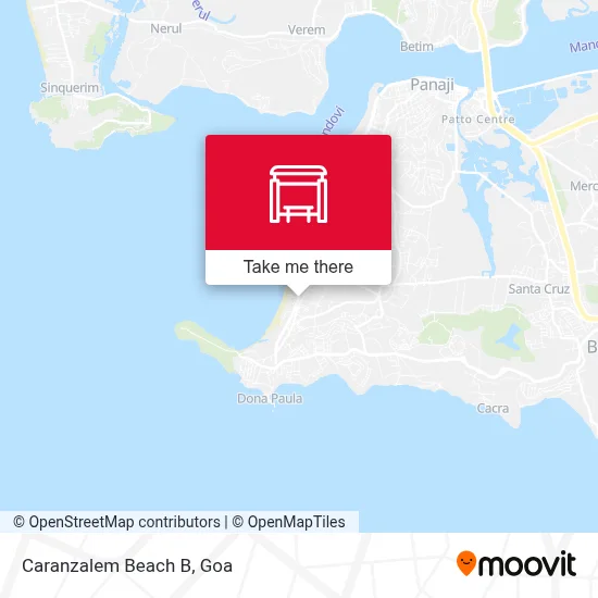 Caranzalem Beach B map