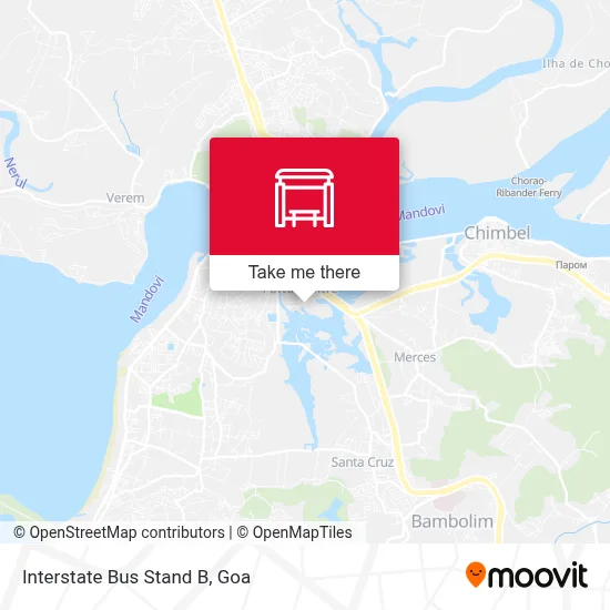 Interstate Bus Stand B map