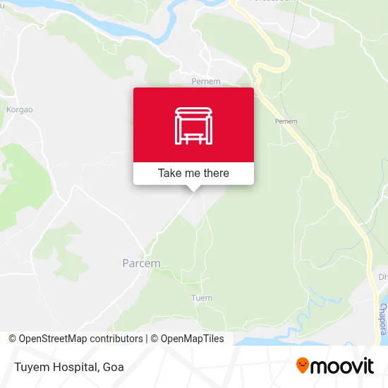 Tuyem Hospital map