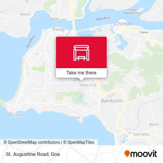 St. Agostinho Road map