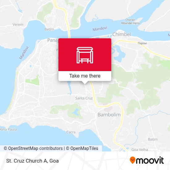 St. Cruz Church A map