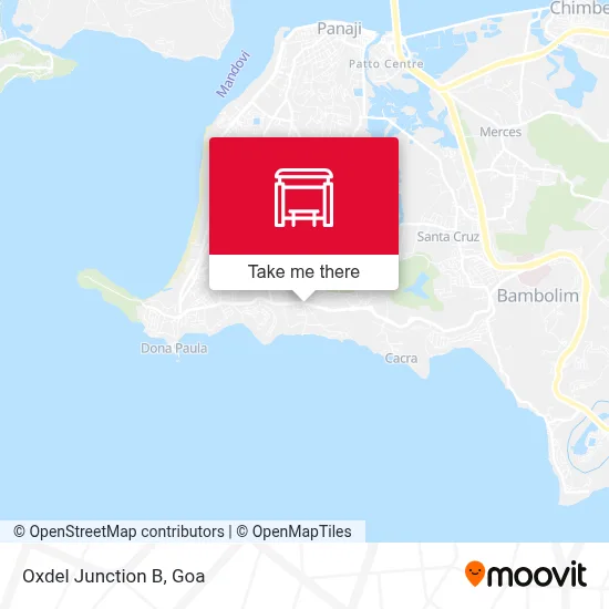 Oxdel Junction B map