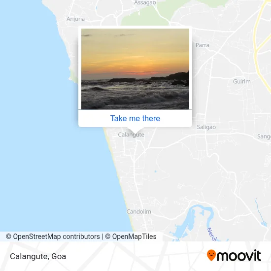 Calangute map