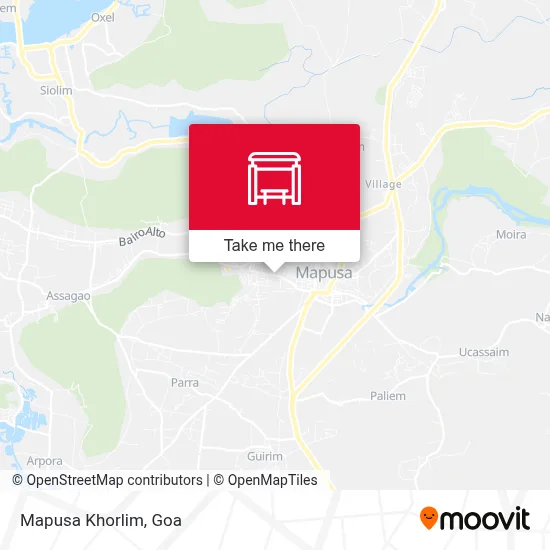 Mapusa Khorlim map