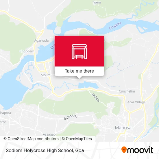 Sodiem Holycross High School map