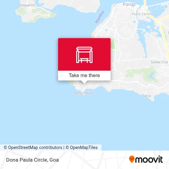 Dona Paula Circle map