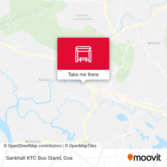 Sankhali Ktc Bus Stand map