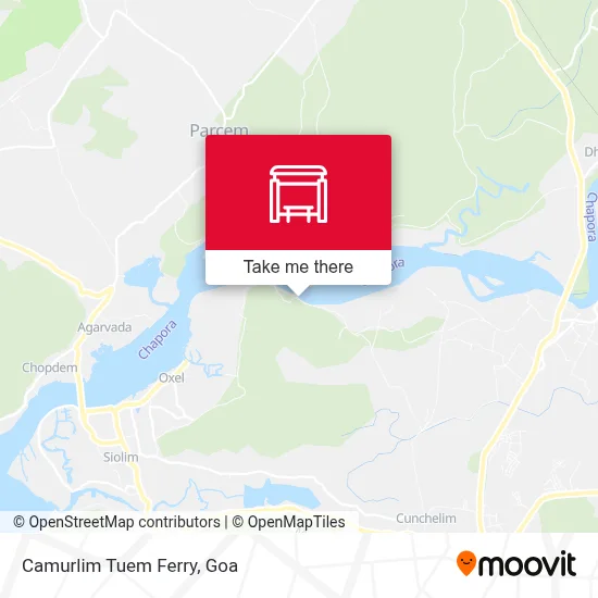 Camurlim Tuem Ferry map