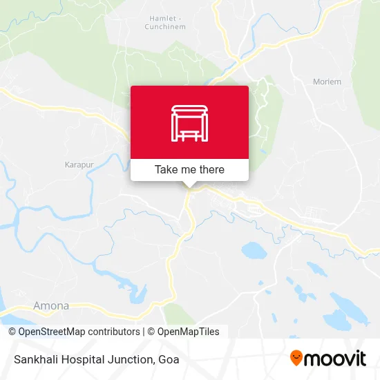 Sankhali Hospital Junction map