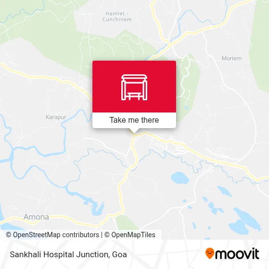 Sankhali Hospital Junction map