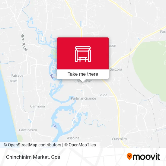 Chinchinim  Market map