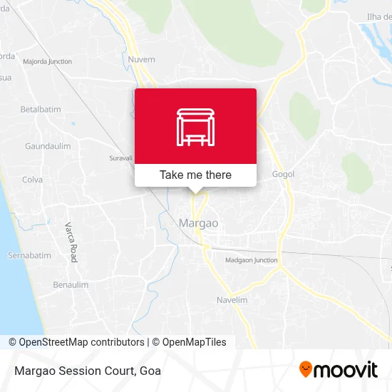 Margao Session Court map