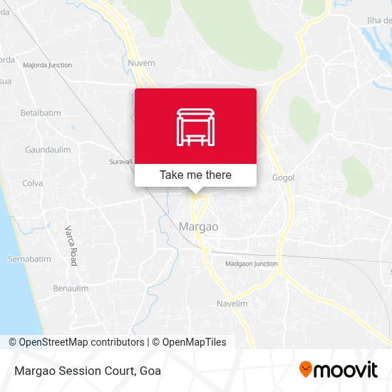Margao Session Court map