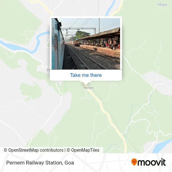 Pernem Railway Station map