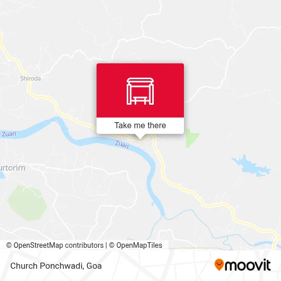 Church Ponchwadi map