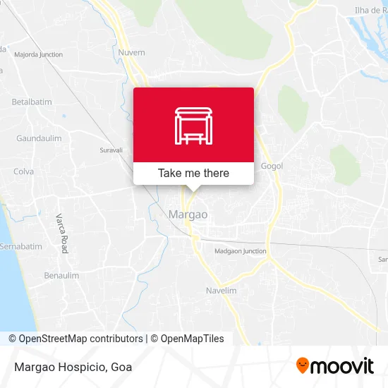 Margao Hospicio map