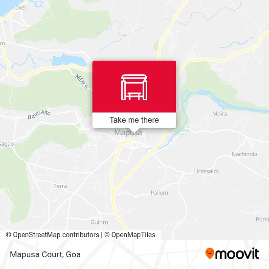Mapusa Court map