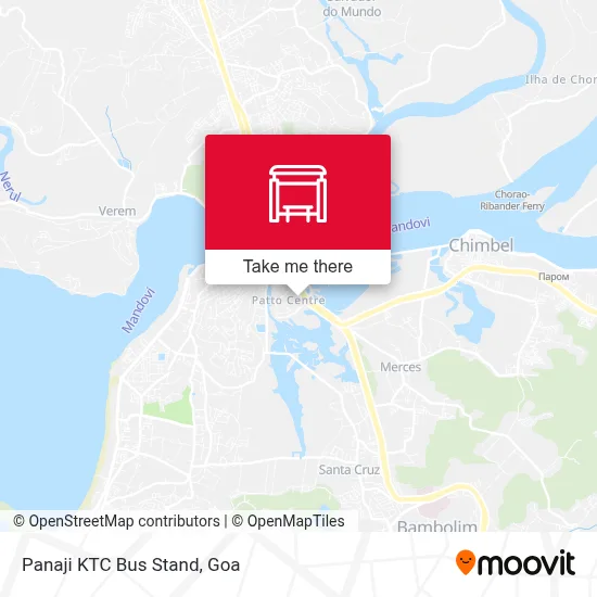 Panaji Ktc Bus Stand map