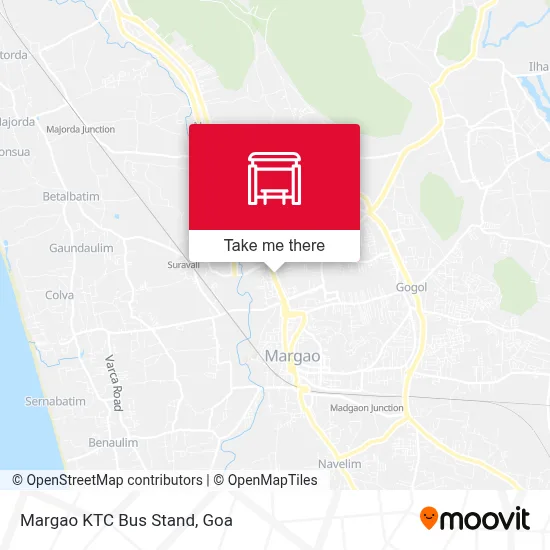 Margao Ktc Bus Stand map