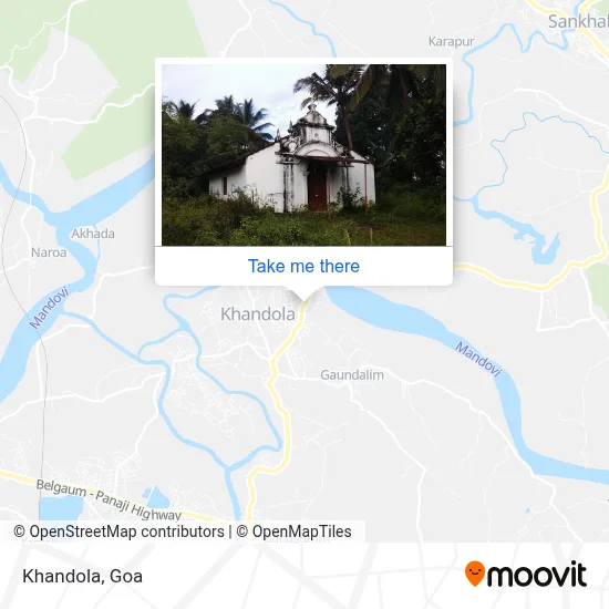 Khandola map
