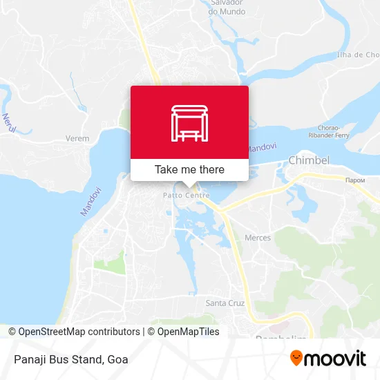 Panaji Bus Stand map
