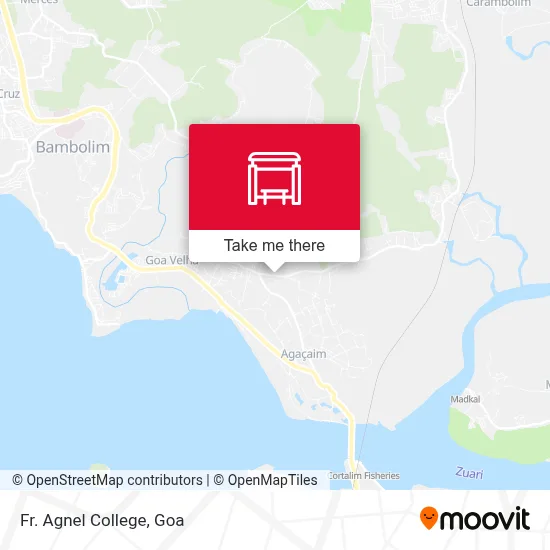 Fr. Agnel Collage map